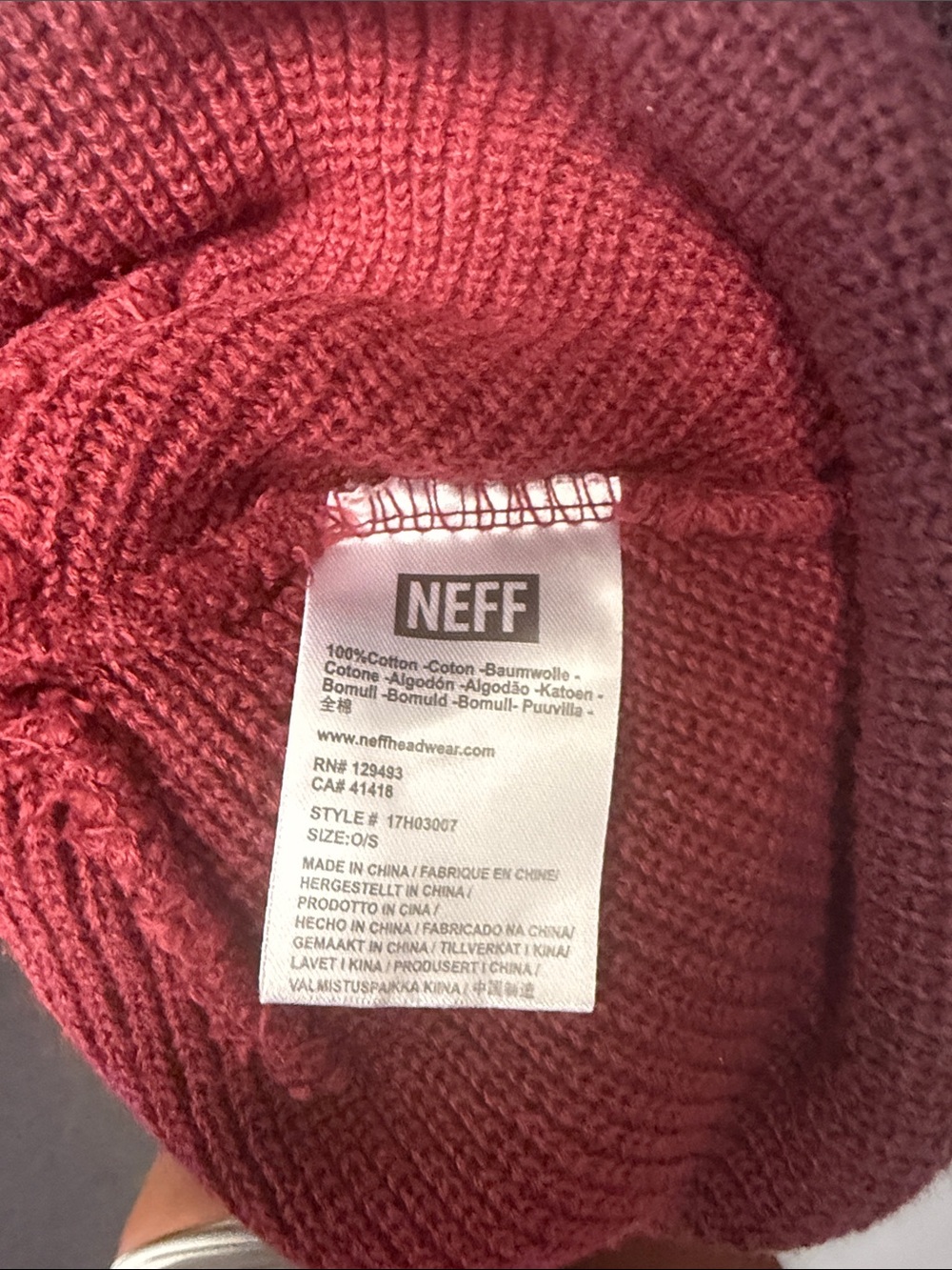 Neff knot hat - Picture 2 of 3